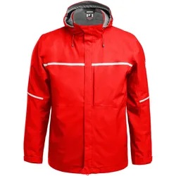 QUALITEX HIGH QUALITY WORKWEAR Hardshelljacke RESIST rot Herren: L