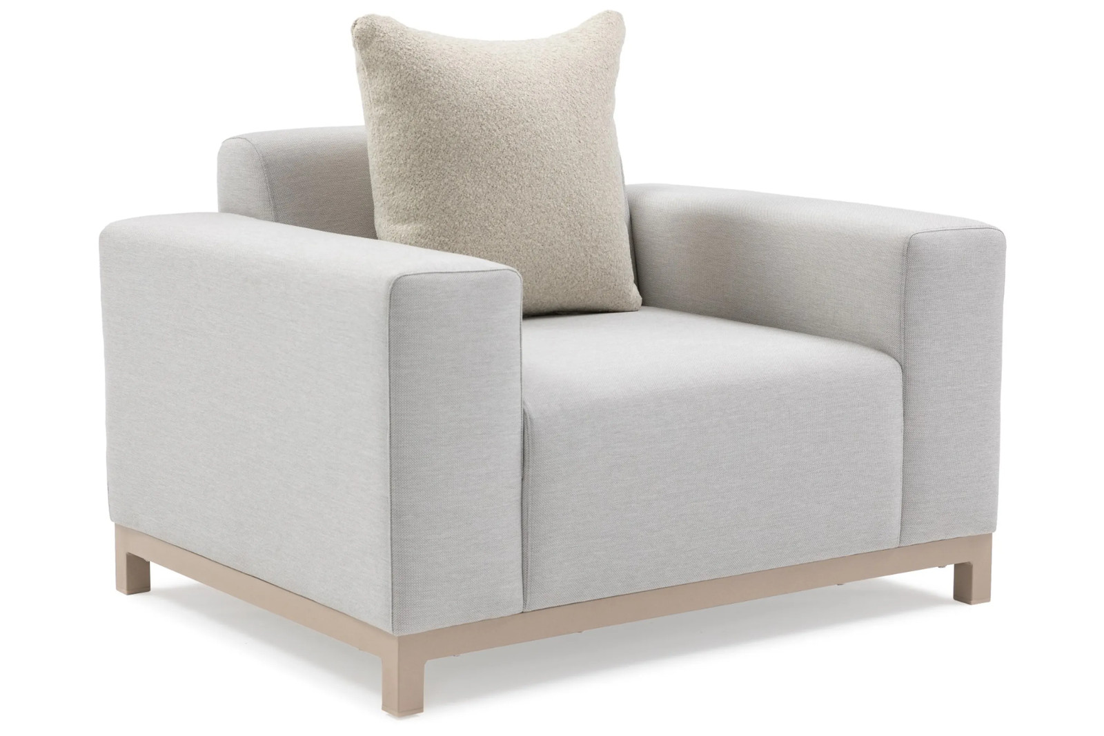 De Laan Projects Soleil moderne lounge tuinstoel in grijs en beige