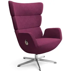 Conform Sessel Turtle Stoff Violett Aubergine