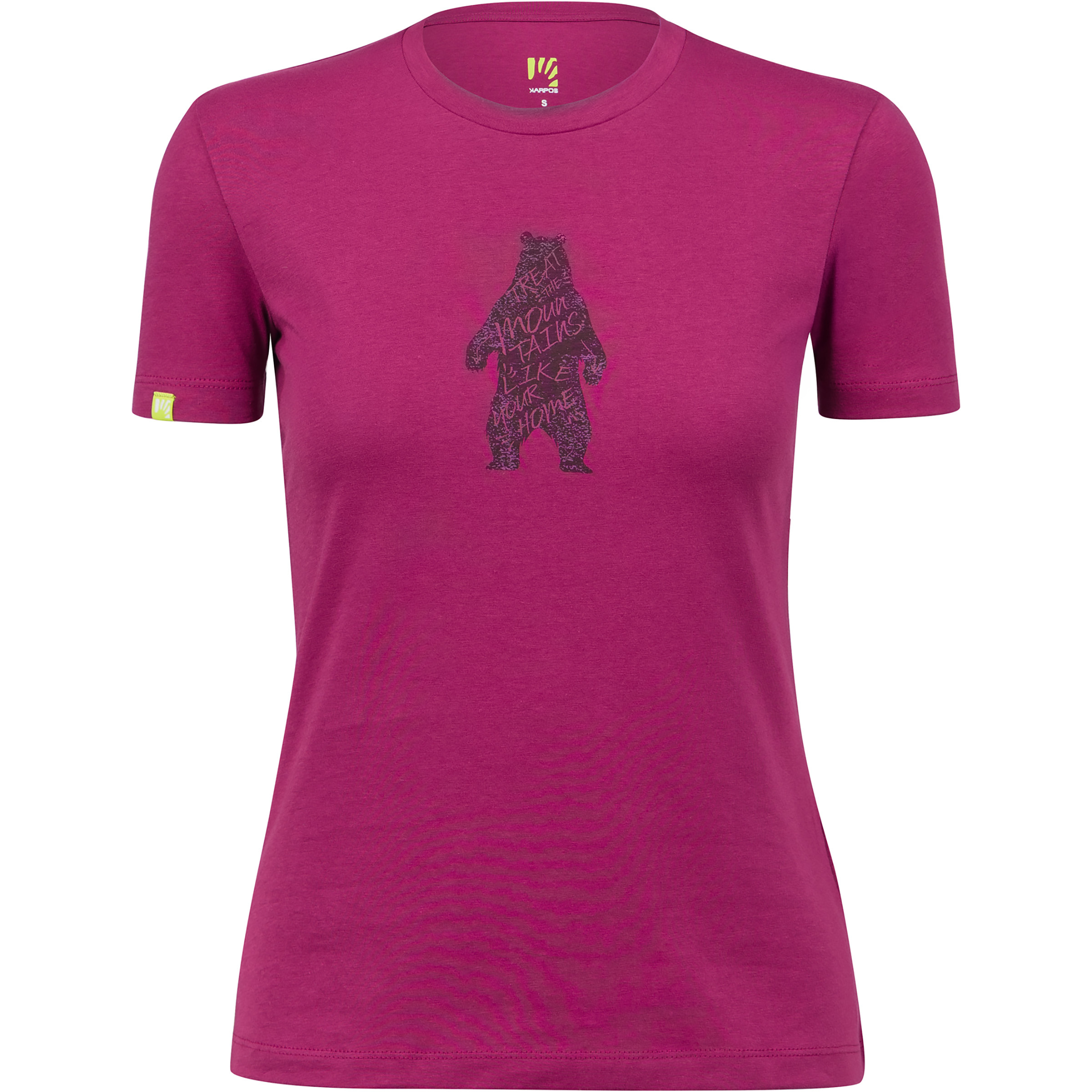 Karpos Wild Animals Damen T-Shirts pink Größe L Lifestyle Hautfreundlich