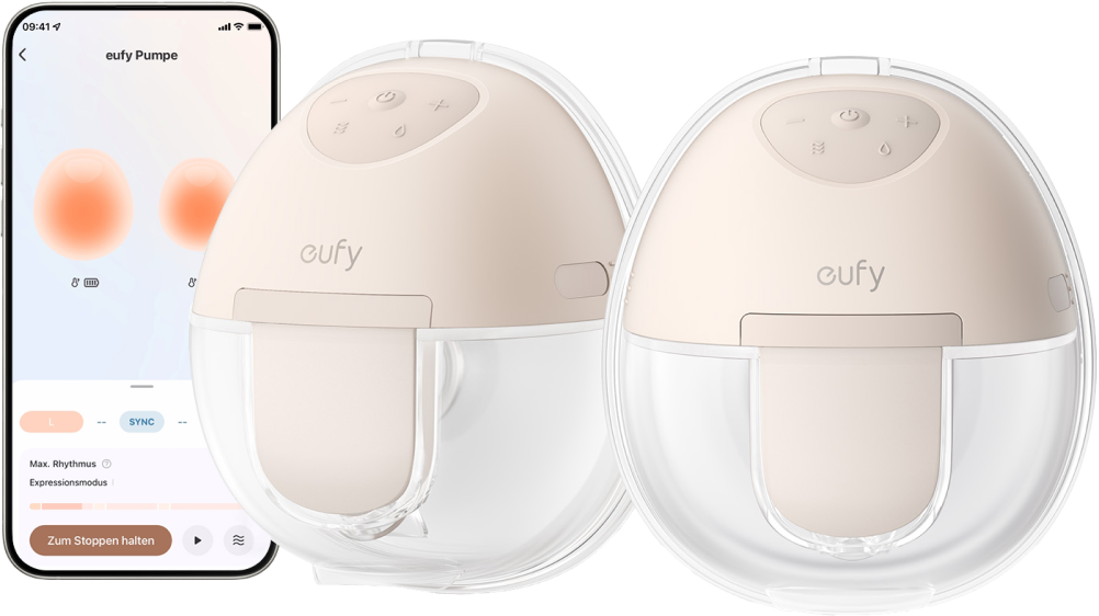 Anker eufy Tragbare Milchpumpe E10 – OptiRhythm und diskret