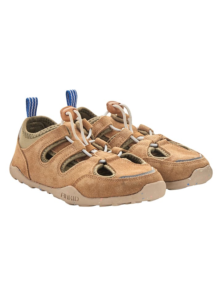 finkid Leder-Wandersandalen "Sankari" in Hellbraun - 34