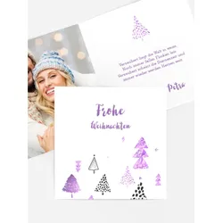 Grußkarten Weihnachten selbst gestalten mit Spruch und Fotos im Onlinedesigner bei Meine-Kartenmanufaktur.de