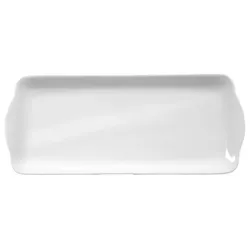 Seltmann Platte Rondo 35 x 15 cm Porzellan Weiß