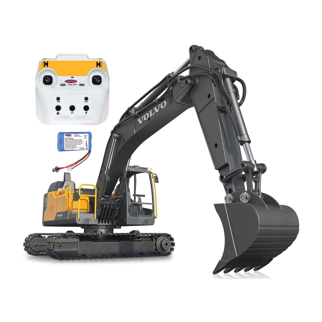 Jamara Bagger Volvo EC160E 1:16 2,4GHz grau/gelb 14+