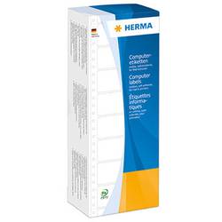 Herma 8211 Endlos-Etiketten 88.9 x 35.7 mm Papier Weiß 4000 St. Permanent haftend Matrix-/Nadeldrucker, Handbeschriftung