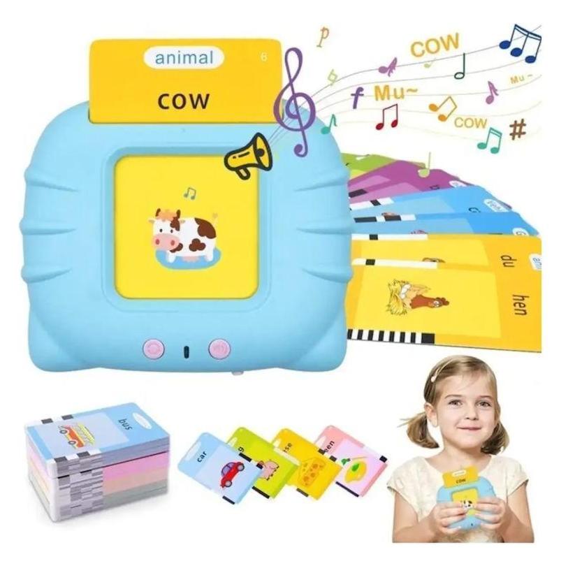 Kiddyz Toys Speech Learning Toy with Cards 112 pcs English Word Recognition&Pronunciation (Englisch) (KIDDYZ)