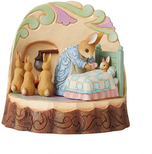 Beatrix Potter by Jim Shore Mrs Rabbit and Bunnies Craved by Heart Figurine