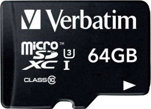 Verbatim microSDXC-Card 64GB PRO 47042