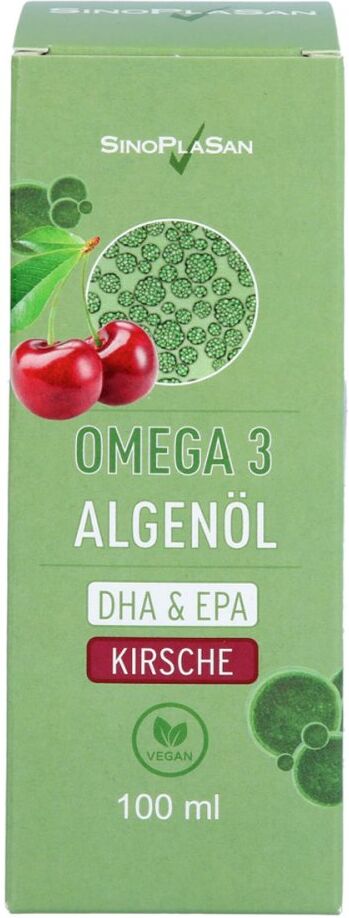 Omega-3 Algenöl Dha+epa Kirsche Tropf.z.einnehmen 100ml