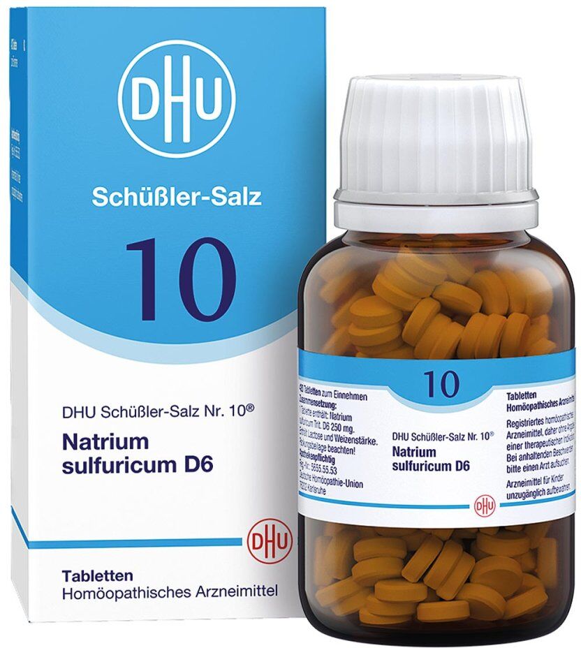 DHU Schüßler-Salz Nummer 10 Natrium sulfuricum D6 Tabletten
