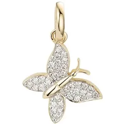 CANADIAN DIAMONDS Anhänger 34 Brillanten zus. ca. 0,17ct Gold 585