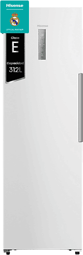 Congelador vertical - Hisense FT3K310SEWE, 312 l, 185.6 cm, Kitchen Fit, Wi Fi, Blanco