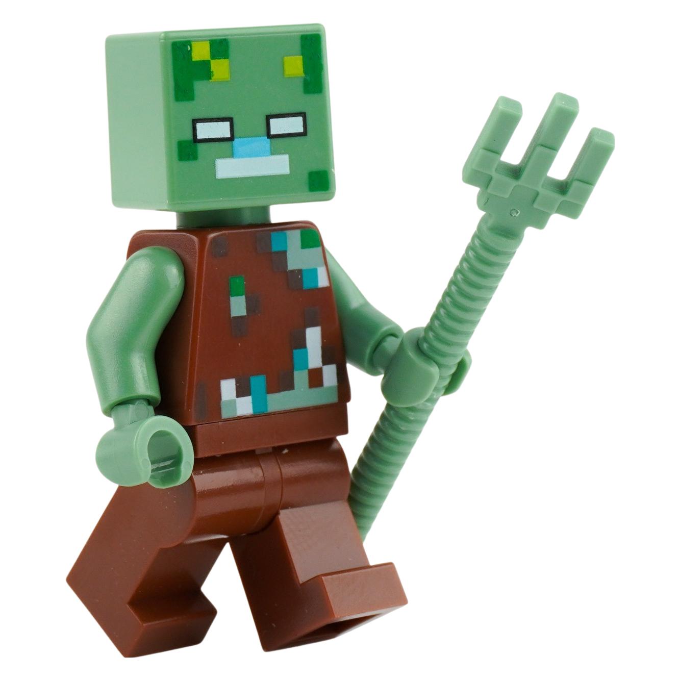 LEGO Minecraft Mini-Set Mutiger Held vs. Ertrunkener! - NEU! Menge 1x (LEGO Minecraft) (54993707)