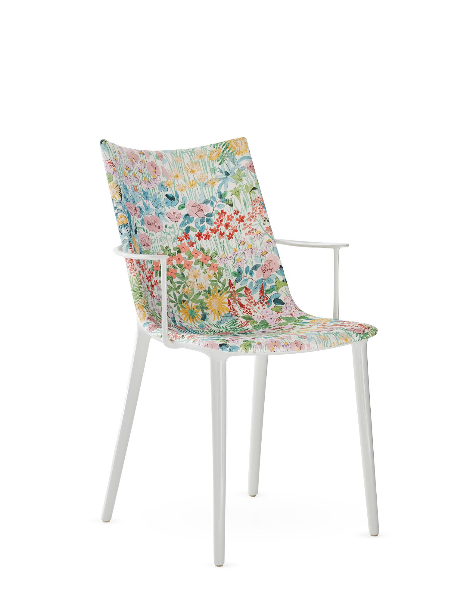 Kartell H.H.H. Stuhl gepolstert (Flowers Grün) Flowers Grün 05918BE