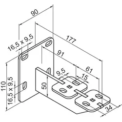 Zehnder Zubehör Wandkonsole WMORVS2, RAL 9016, 110481 110481