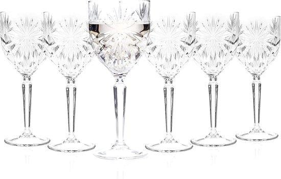 RCR Kristallen wijnglas set in koninklijke stijl