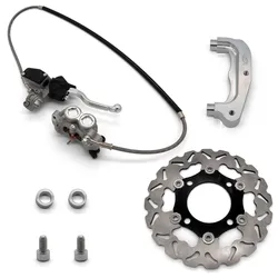 Formula Bremsanlagen-Set, Bremsscheibengröße: 220 mm Bremsscheibe, Farbe: Schwarz