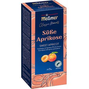 Meßmer Tee Classic Moments Süße Aprikose, Früchtetee, 68,75 g, 25 Beutel