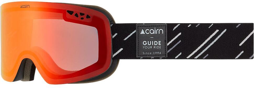 Cairn  - Origin Pure Mat Black Red - Masque de Ski