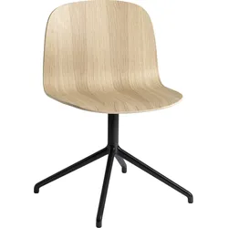 Visu Wide Swivel Stuhl helle Eiche