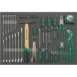Fortis, Werkzeugkoffer, Werkzeugmodul 3/3 Handwerkzeug 38 Teile