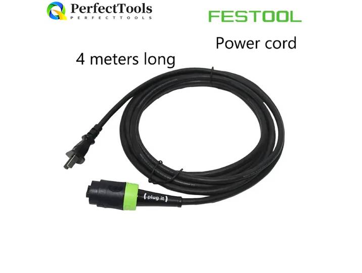 FESTOOL moulin à sec ETS150 moulin électrique tête de meulage câble d'alimentation connecter la prise câble papier de verre Machine-outil accessoires