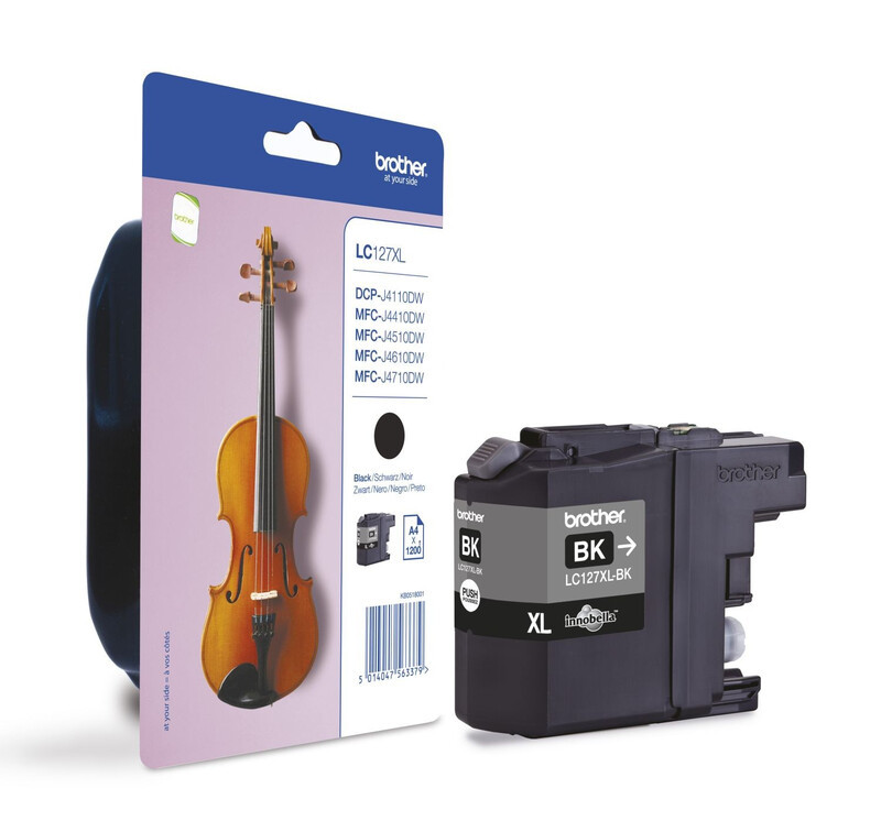 Brother LC-127XLBKBPDR inktcartridge origineel XL zwart, 1 stuk