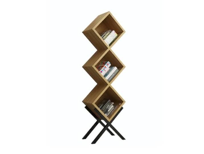 CYairong-22 Bücherregal Modische kreative Kombination Bücherregal Eisen Lagerung Rotwein bodenstehendes Lagerregal modern Moderne Ausstellungsregale(Mittel)