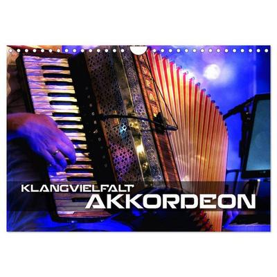 Klangvielfalt Akkordeon (Wandkalender 2027 DIN A4 quer), CALVENDO Monatskalender