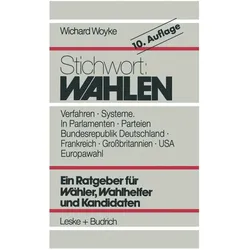 Stichwort: Wahlen, Fachbücher