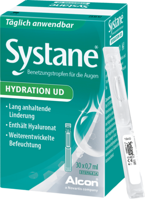 Alcon Deutschland GmbH SYSTANE HYDRATION UD Benetzungstropfen f.die Augen 30X0.7 ml 11088222