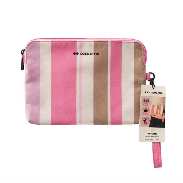CASEME Pochette In Tessuto Cmfabricsleeveip-rosa