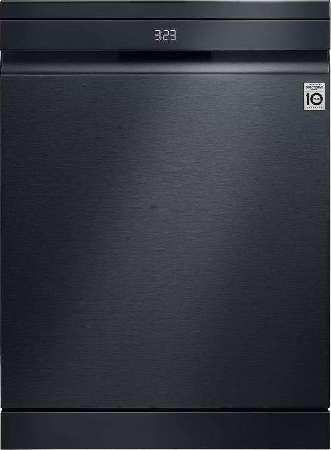 LG DF587HMS, Freistehend, Standardgröße (60 cm), Schwarz, Grau, Standard (80 - 85 cm), Schwarz