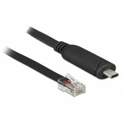 Delock USB 2.0 Adapter [1x USB 2.0 Stecker C - 1x RJ45-Stecker] 63912 2 m für Konsolen-Port (Router/Switch)