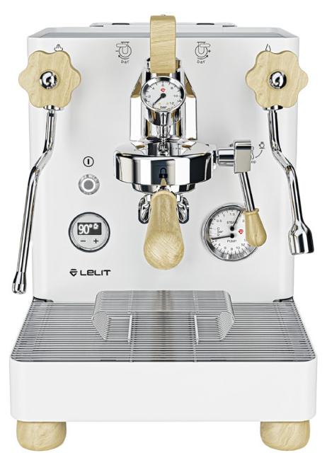 Lelit Bianca, Espressomaschine, 2,5 l, Gemahlener Kaffee, Weiß