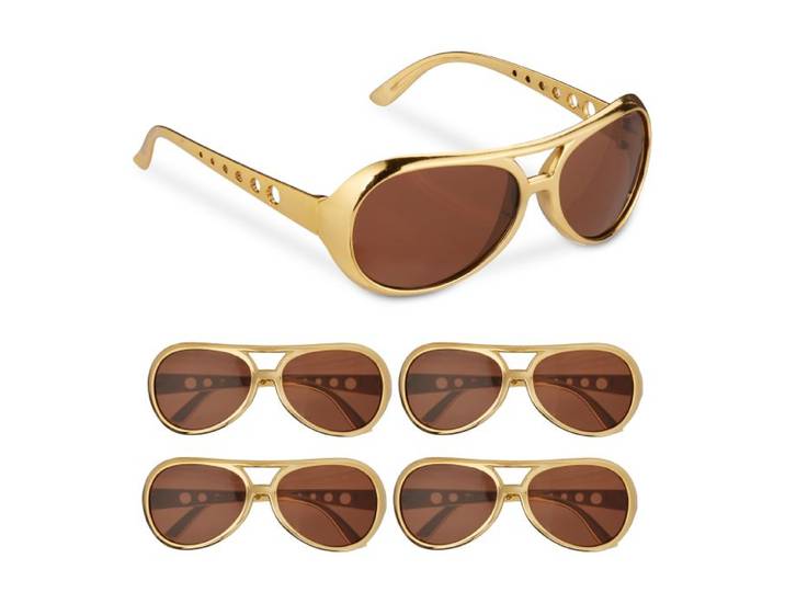 Relaxdays Partybrille Rapper 5er Set