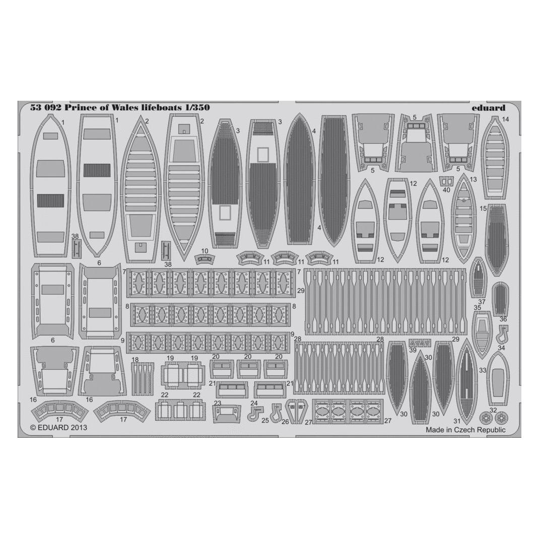 Eduard Prince of Wales lifeboats for Tamiya (53092)