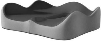 Inspired Finds Ergonomic Memory Foam Coccyx Seat Cushion Tailbone Pressure Relief Chair Pad black Grey
