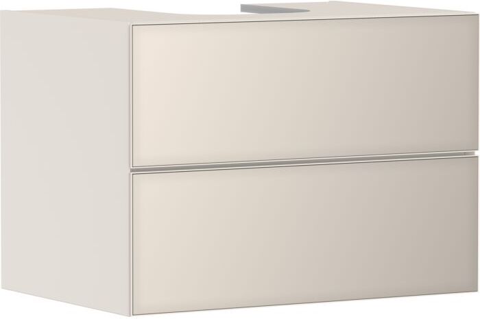 Hansgrohe Xevolos E Waschtischunterschrank 54188790 780x555x550mm, 2 Schubladen, sandbeige matt, sandbeige metallic