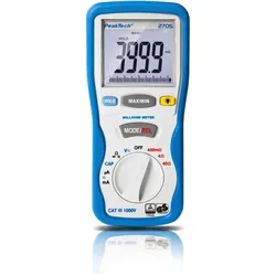 Peaktech, Multimeter, P 2705 Milliohmmeter (CAT III 1000V, Hand-Multimeter)