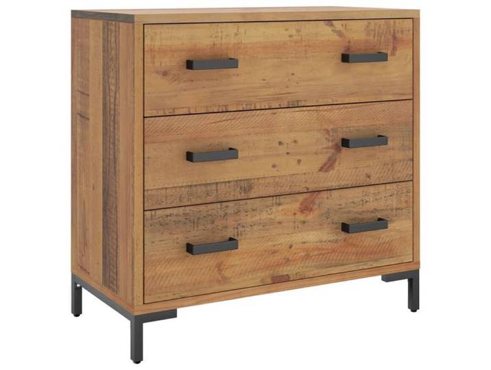 SALE 2026 Armoire d'appoint - Armoire Commode Pour chambre 75x35x70cm - bois de pin massif 18.4 Kg 5905805