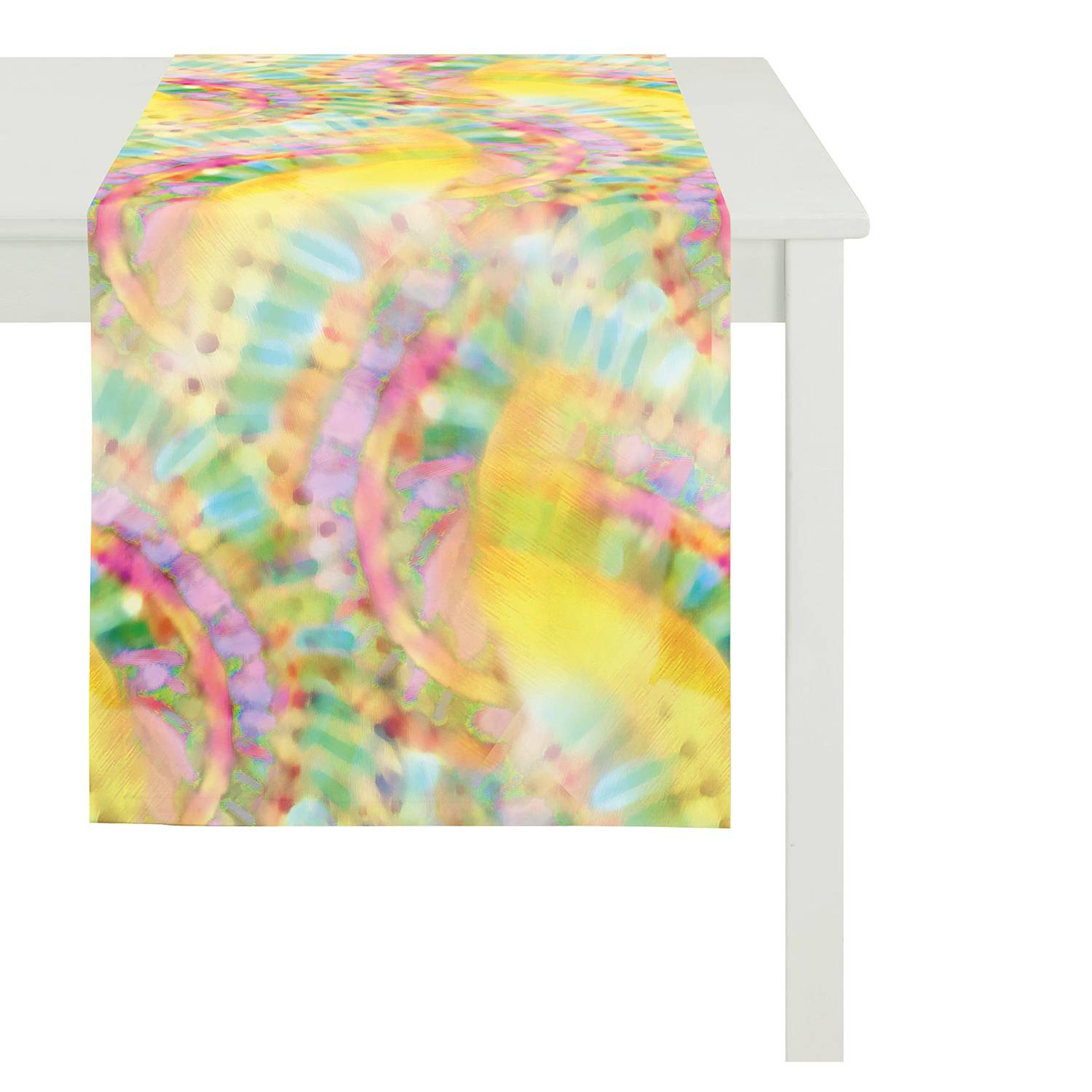 home24 Tafelloper Summer Garden V meerkleurig B: 48 cm, L: 140 cm