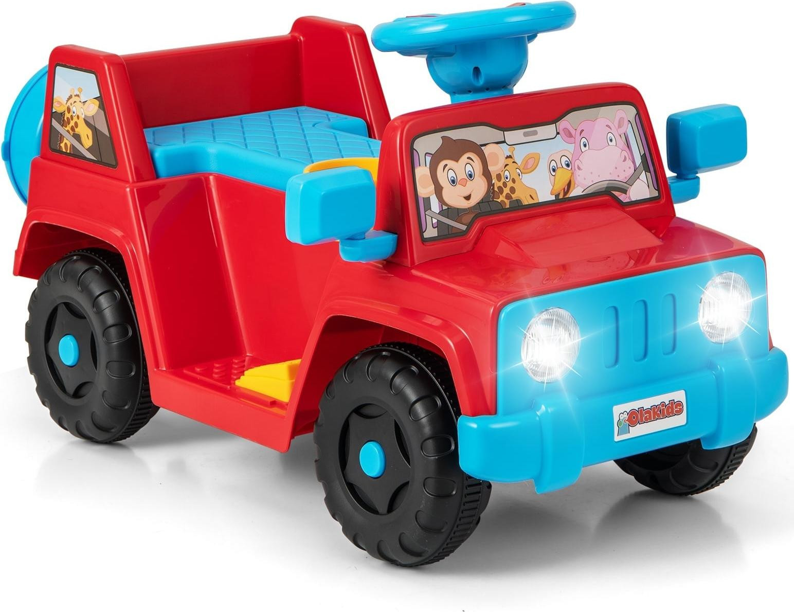 Northix Loopfiets voor kinderen met geluid en LED-verlichting, rood
