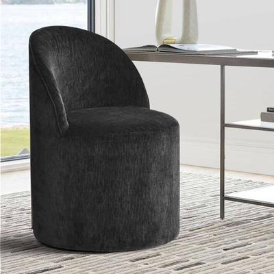 Housely "18.5"" H Upholstered Chenille Office Chair with Wheels"
