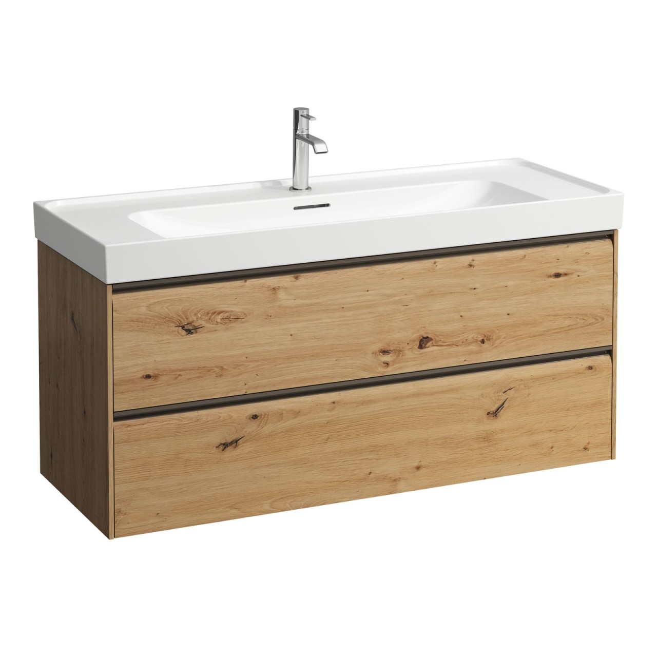 LAUFEN Waschtischunterchrank MEDA 448x1182x515 2 Schubladen integriert H4216320112671