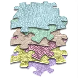 Muffik: Sensorische orthopädische Matte – Baby-Set, Pastell, 6-teilig