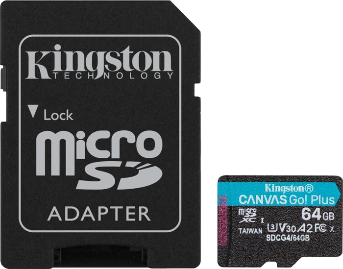 Kingston microSDXC Canvas Go Plus Gen4 64 GB