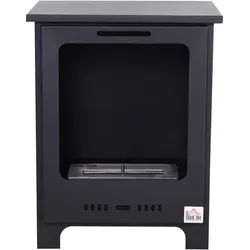 ETHANOL-KAMIN 0,9 L Bio-Ethanol-Brenner 3 Stdn. Brenndauer kein Rauch Metall