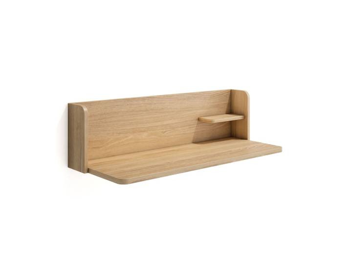 Bureau mural en placard roble dorado 25x90x35 cm